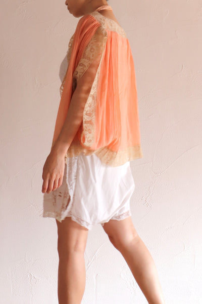 1920s Silk Bed Jacket