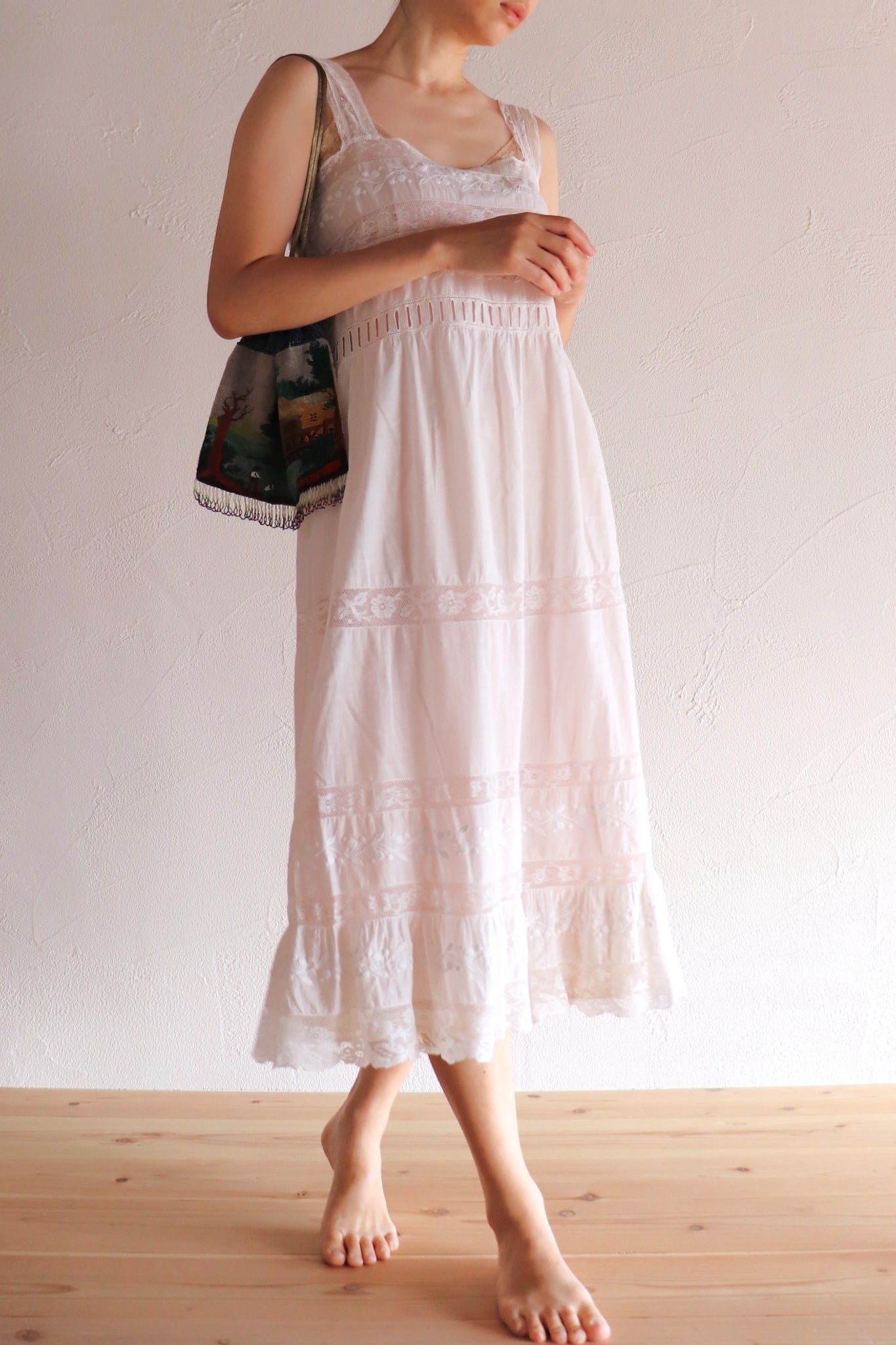 1900s Edwardian Chemise Dress