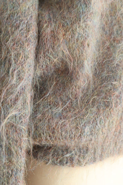 1980s Hand-Knit Iridescent Mohair Sweater