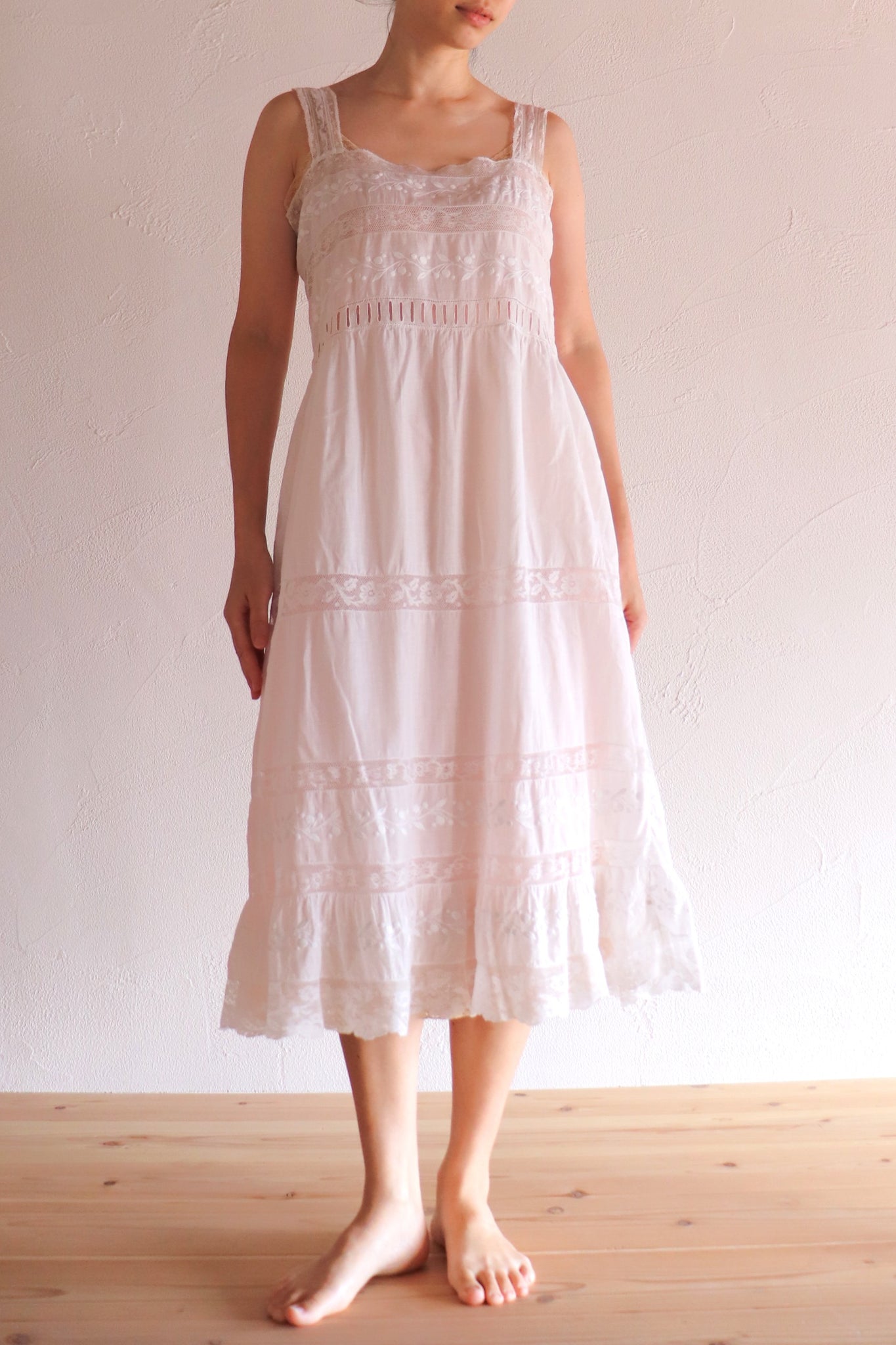 1900s Edwardian Chemise Dress