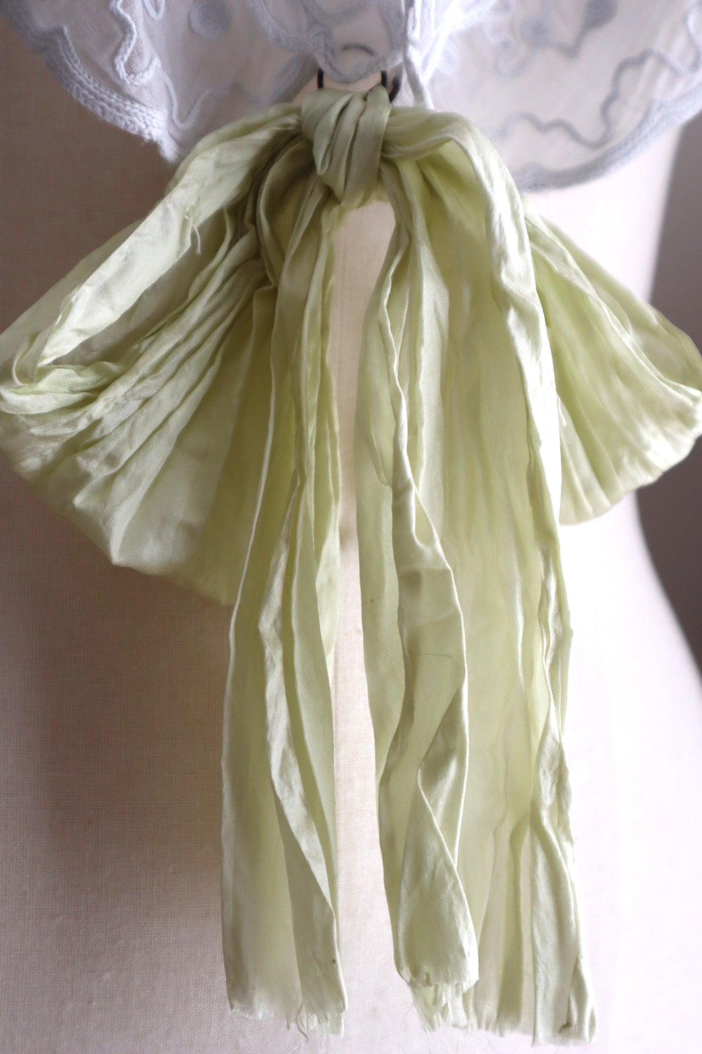 1900s French Cornely Tambour Embroidered Cape Collar