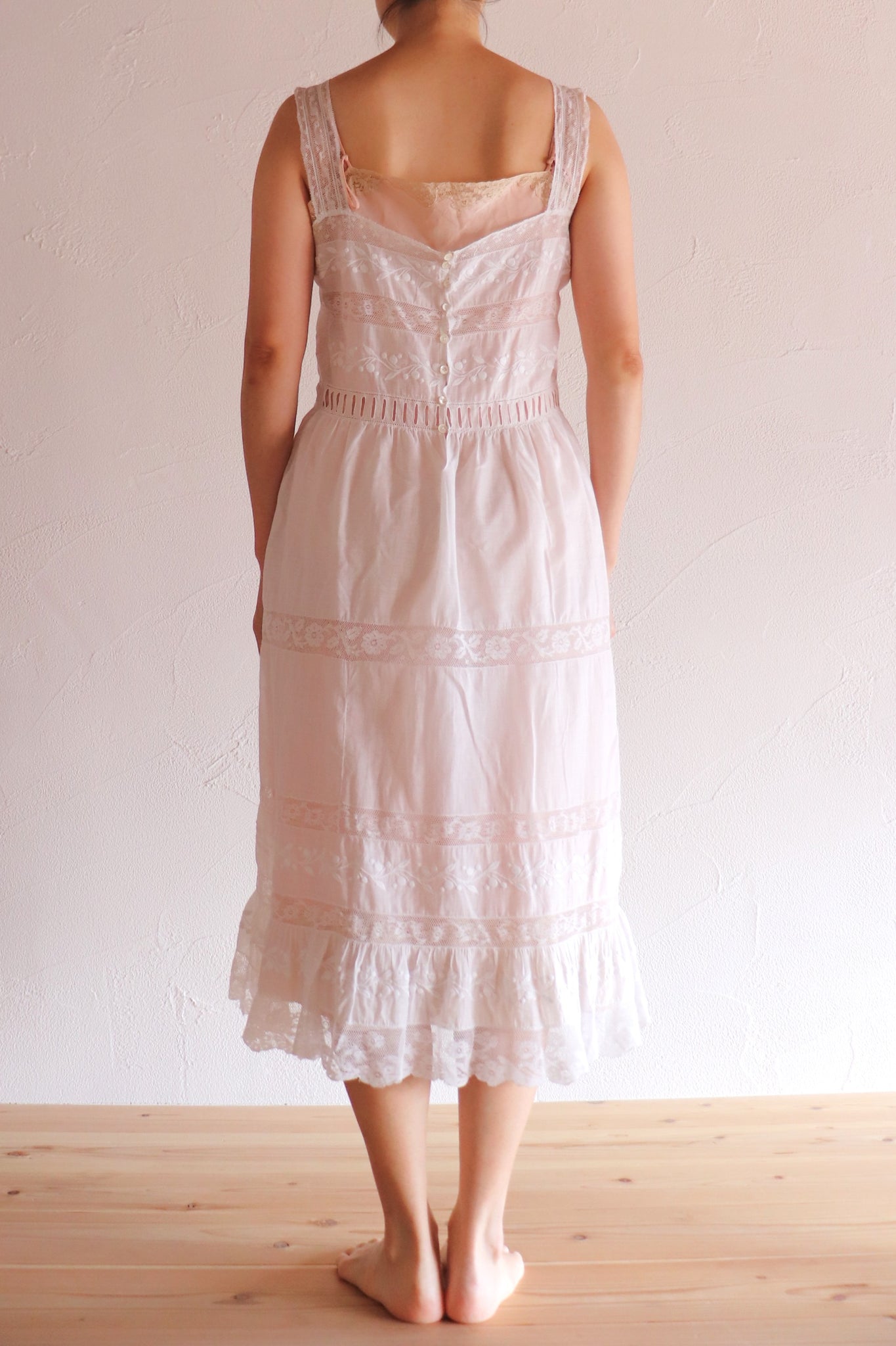 1900s Edwardian Chemise Dress