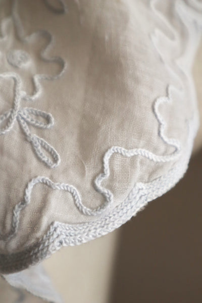 1900s French Cornely Tambour Embroidered Cape Collar