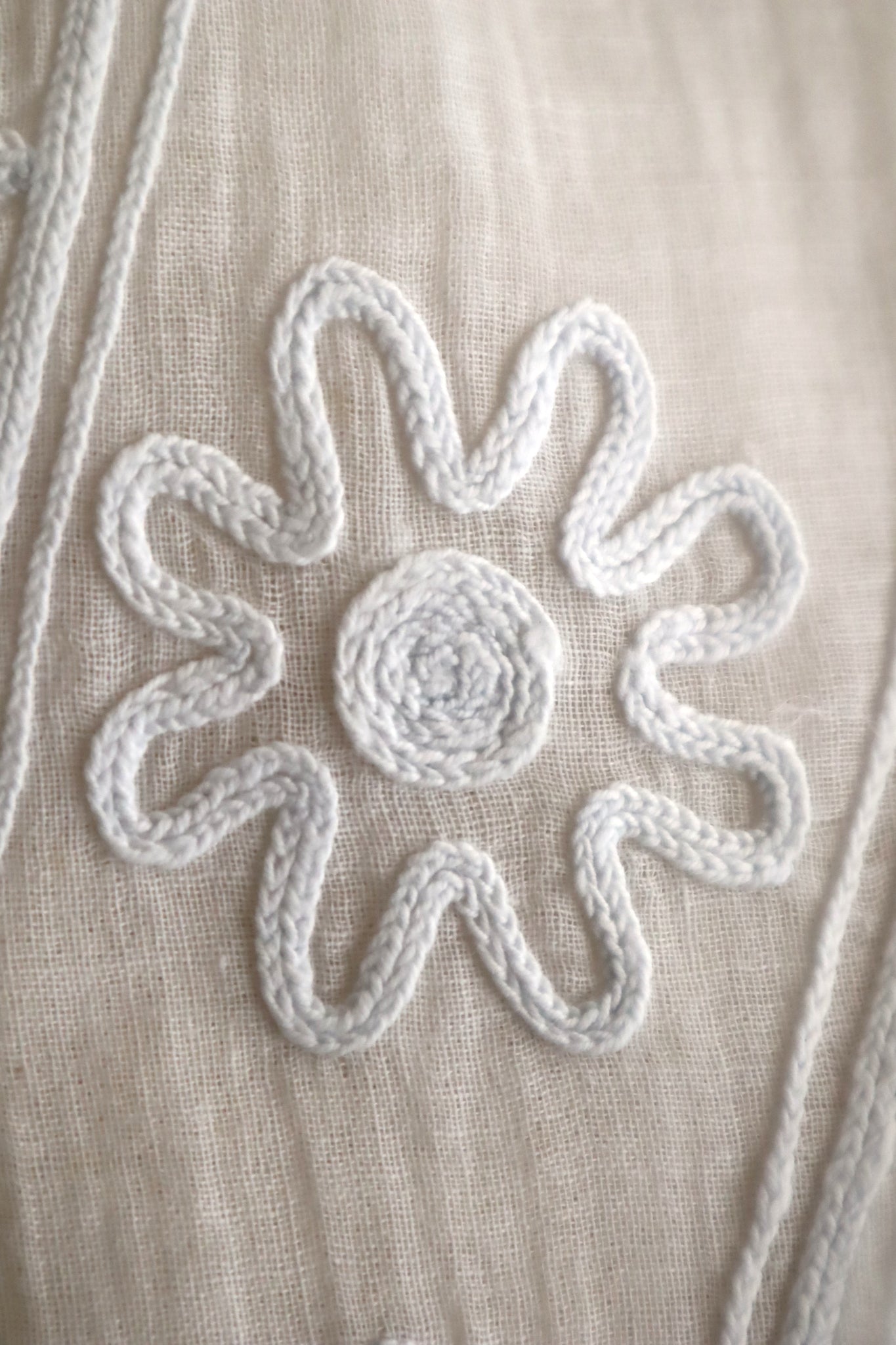 1900s French Cornely Tambour Embroidered Cape Collar