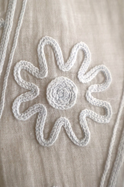 1900s French Cornely Tambour Embroidered Cape Collar