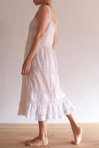 1900s Edwardian Chemise Dress