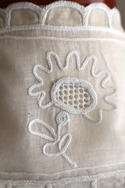1900s French Cornely Tambour Embroidered Cape Collar