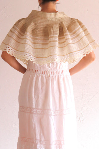 Handmade Antique Lace Capelet