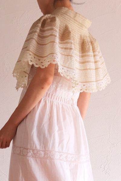 Handmade Antique Lace Capelet