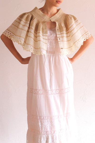 Handmade Antique Lace Capelet