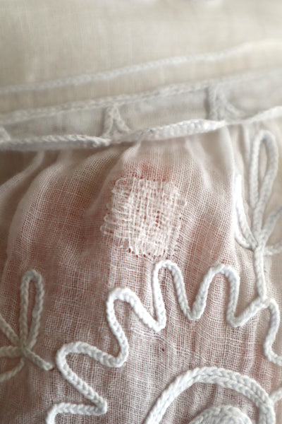 1900s French Cornely Tambour Embroidered Cape Collar