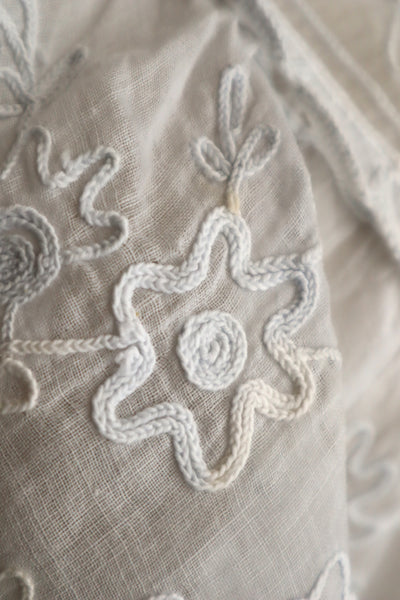 1900s French Cornely Tambour Embroidered Cape Collar