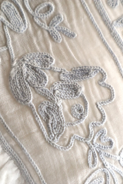 1900s French Cornely Tambour Embroidered Collar