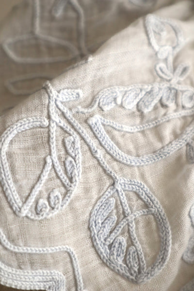 1900s French Cornely Tambour Embroidered Collar