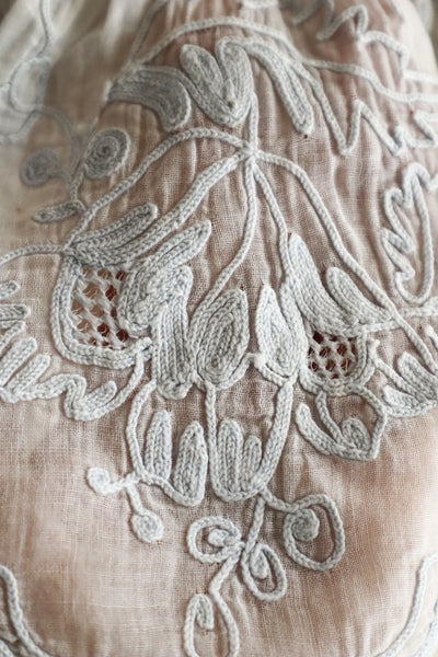 1900s French Cornely Tambour Embroidered Collar