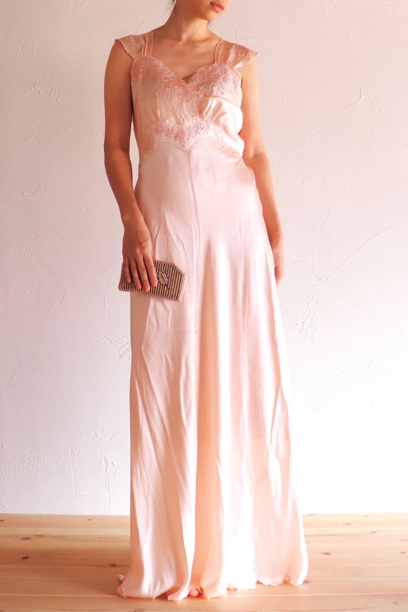 1930s Boudoir Silk Dress