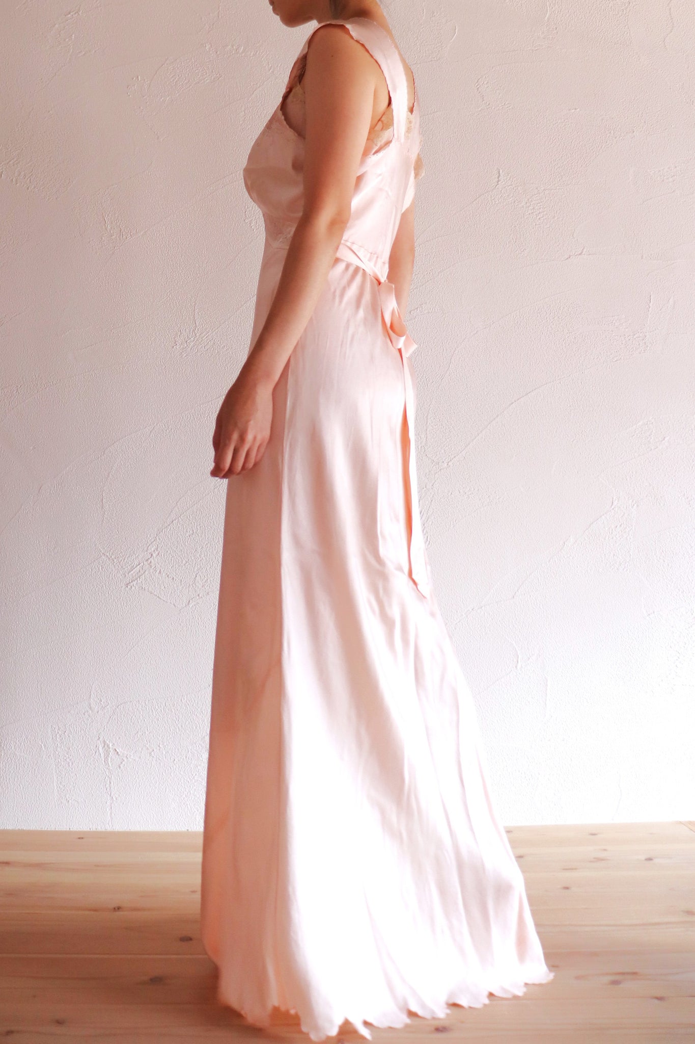 1930s Boudoir Silk Dress