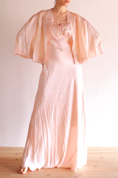 1930s Boudoir Silk Dress