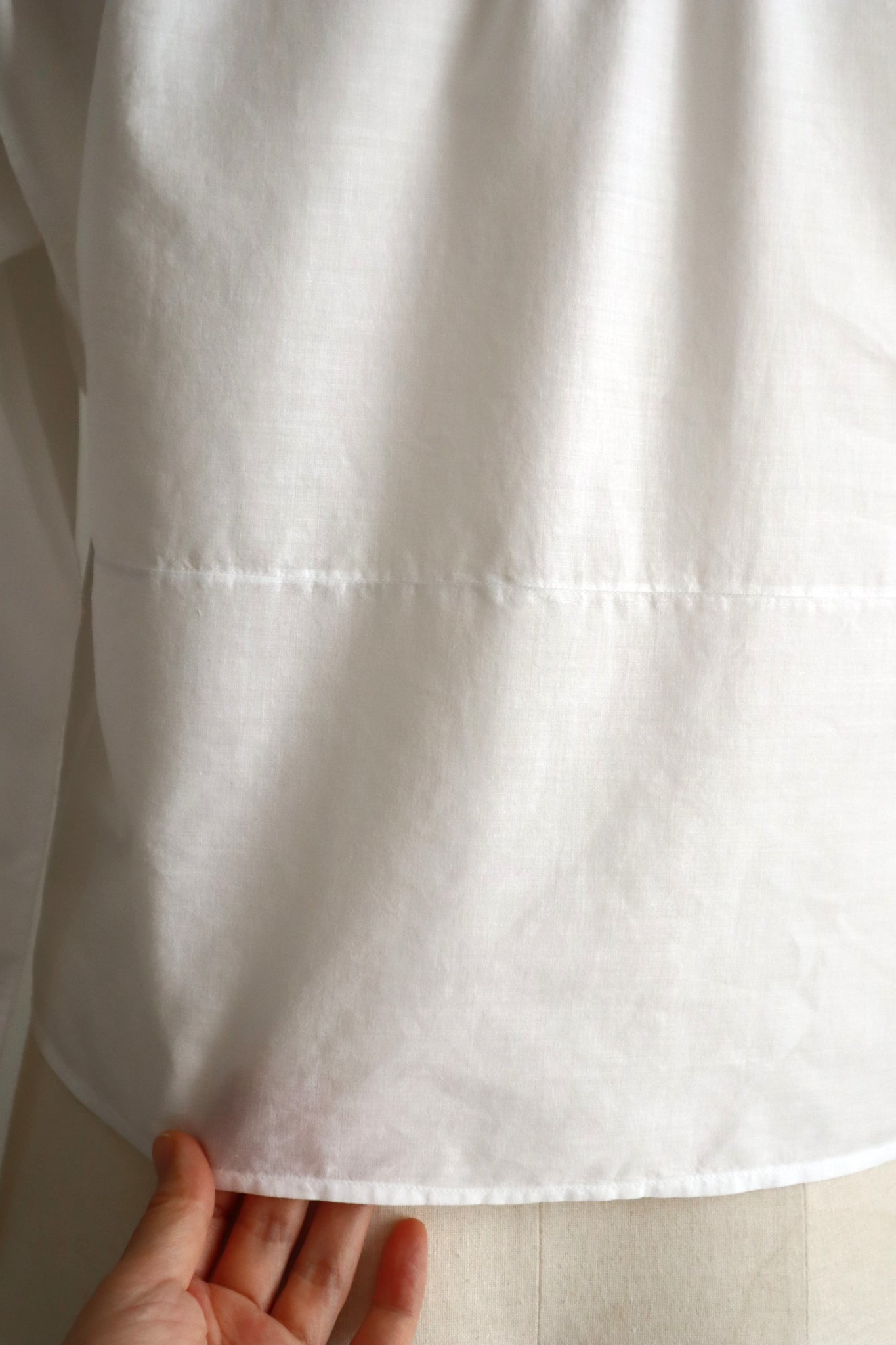 1900s French Cotton Day Blouse