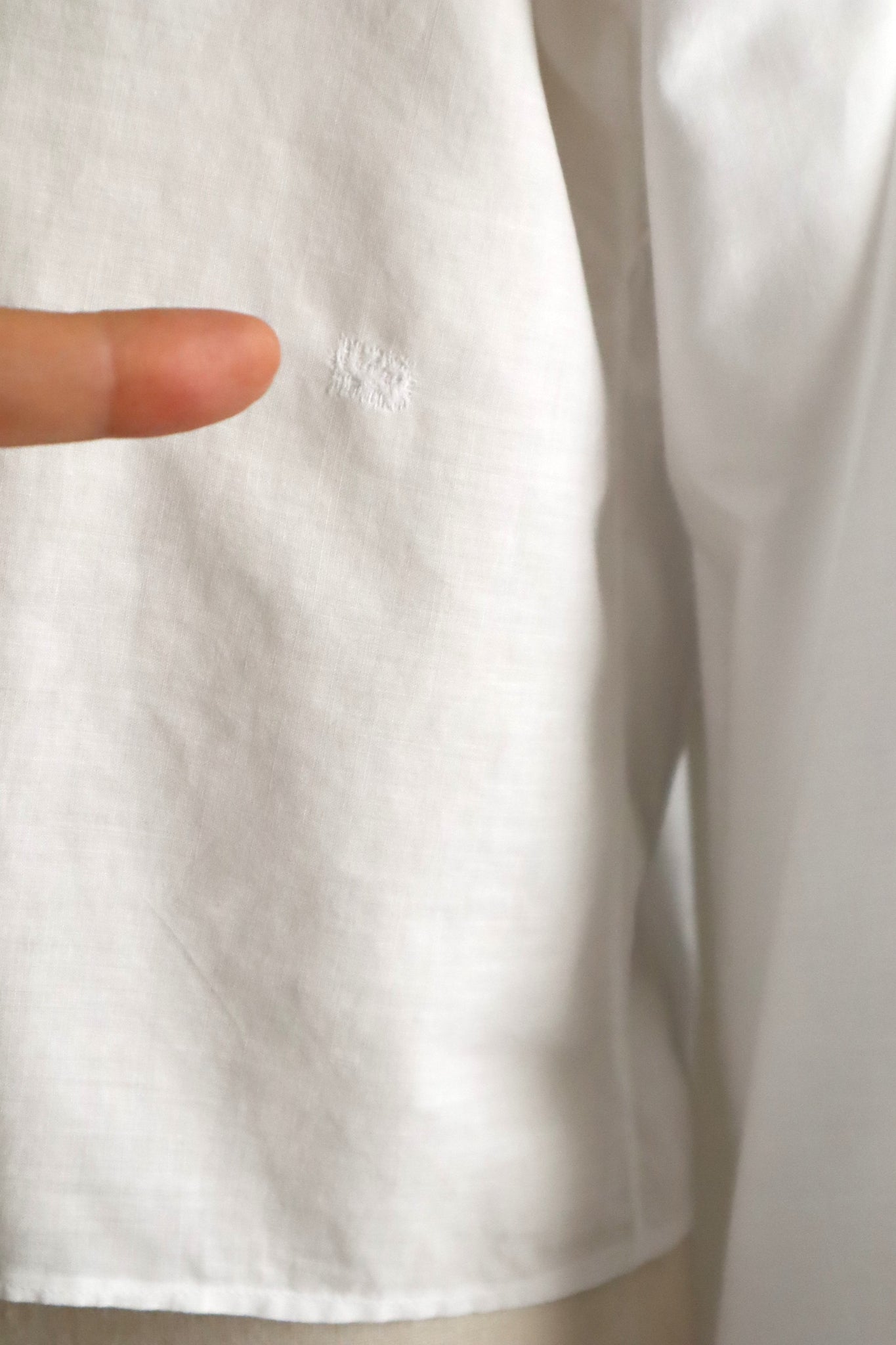 1900s French Cotton Day Blouse