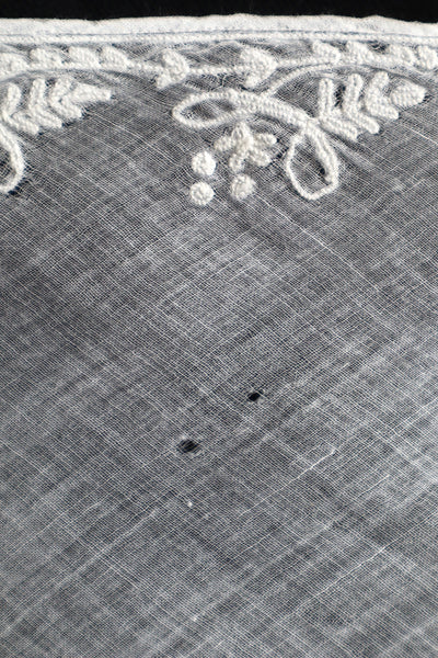 19th Tambour Embroidery Muslin Fitchu
