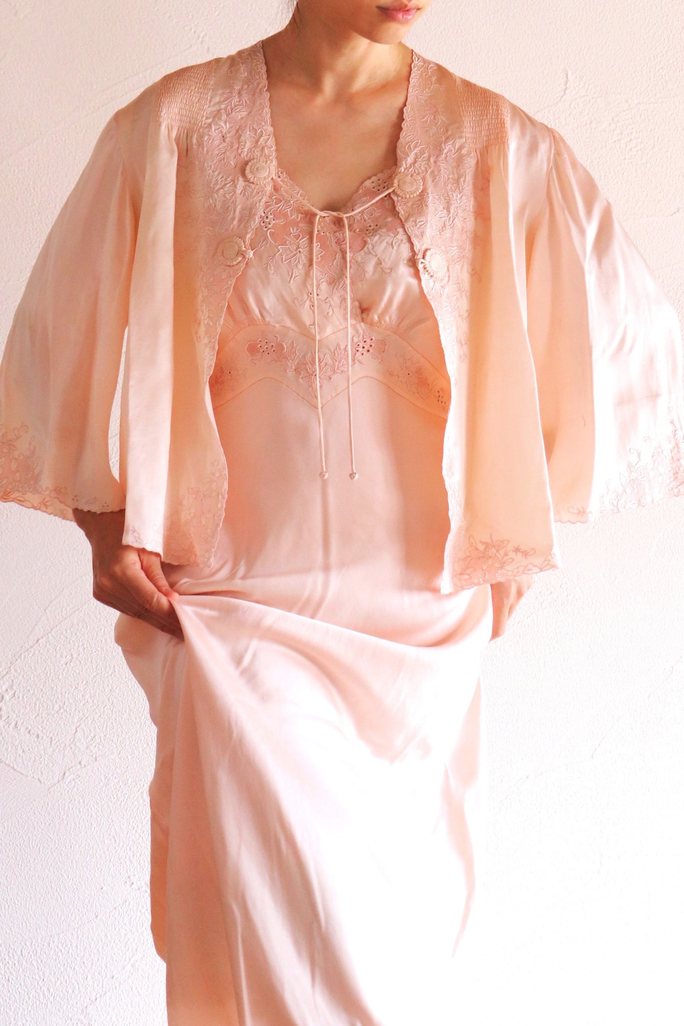 1930s Boudoir Silk Jacket