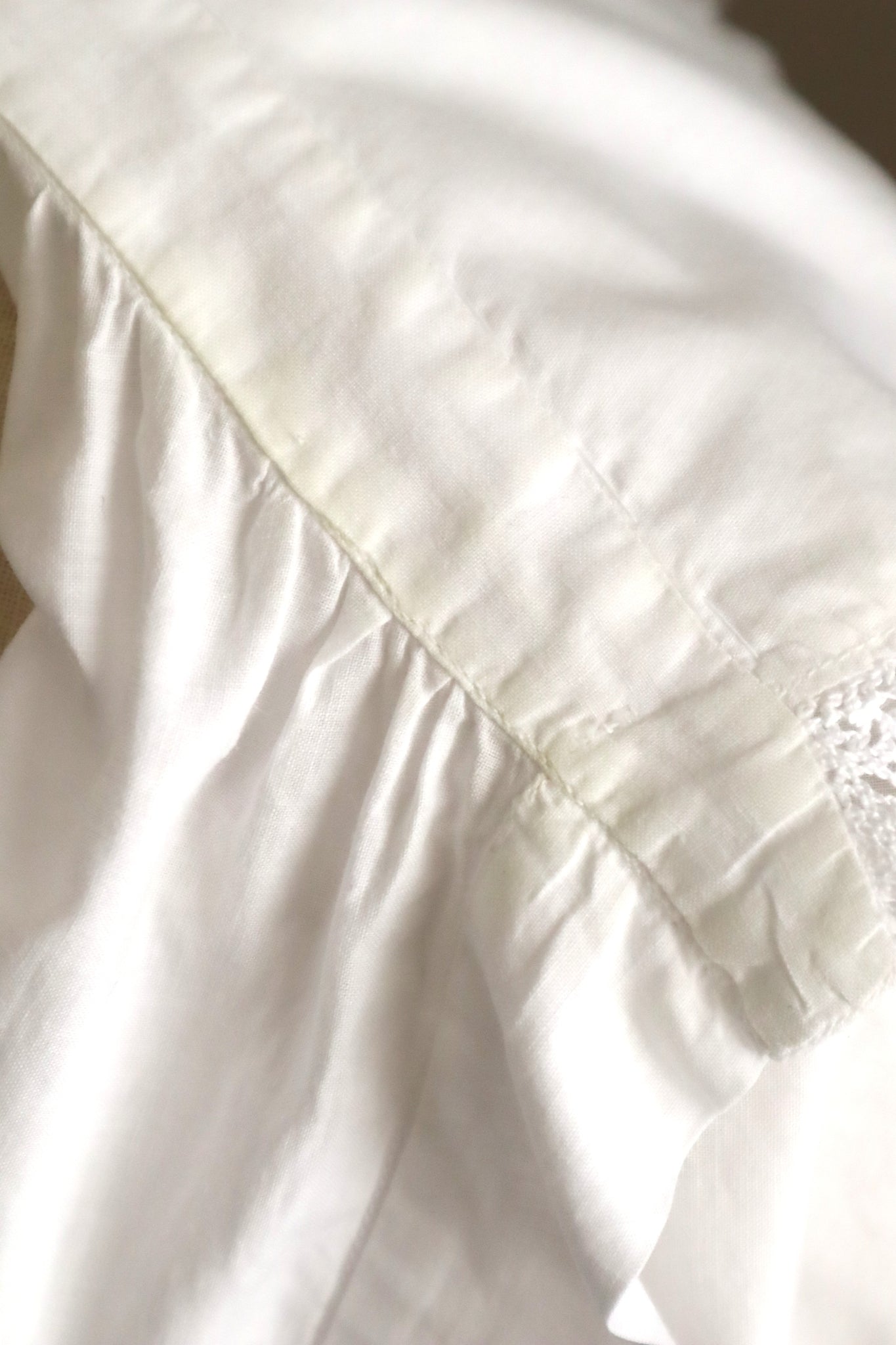 1900s French Cotton Day Blouse