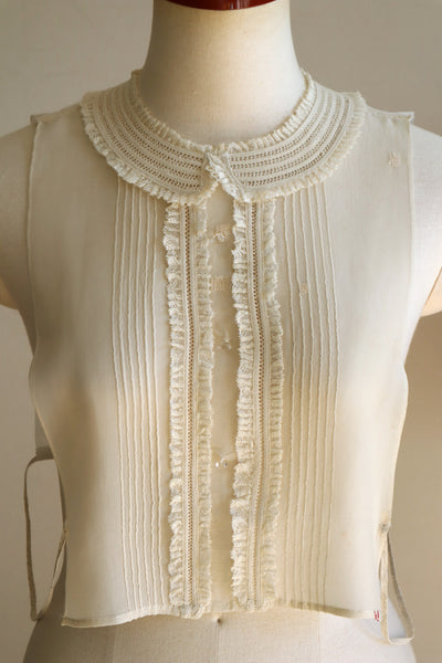 1940s Silk Crepe Dickey