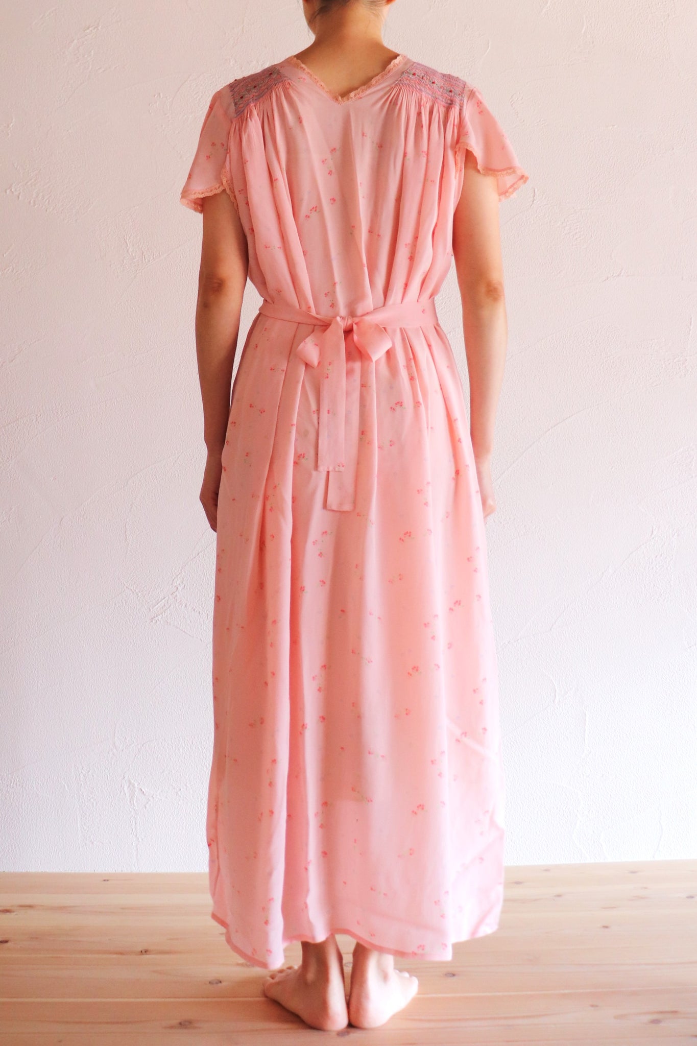 1940s Hand Smocking Dress
