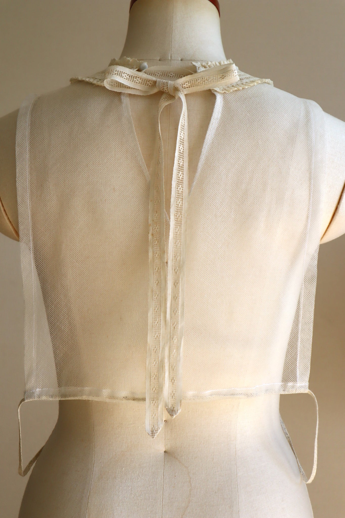 1940s Silk Crepe Dickey