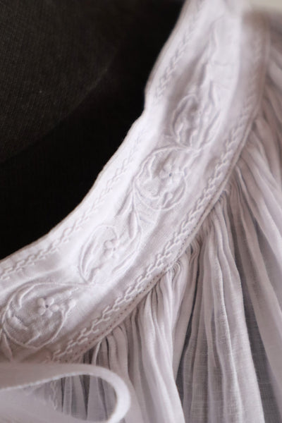 1900s French Handworked Batten Lace Church Surplice