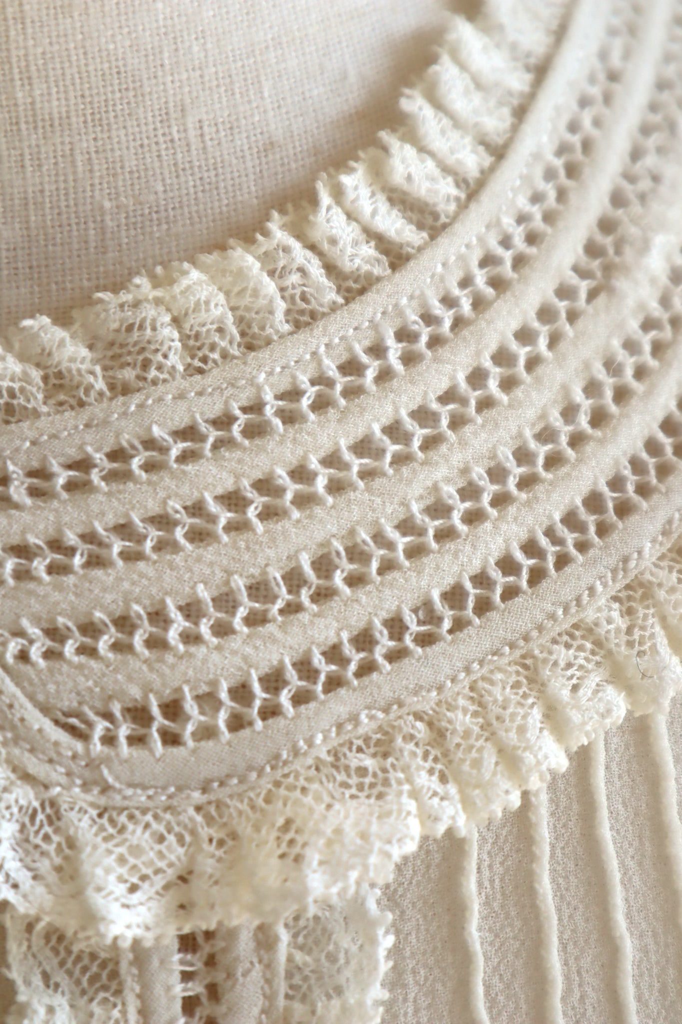 1940s Silk Crepe Dickey