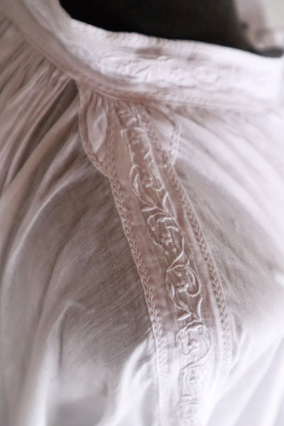 1900s French Handworked Batten Lace Church Surplice