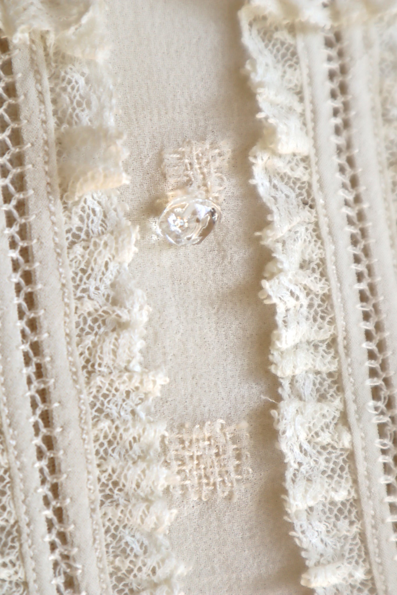 1940s Silk Crepe Dickey