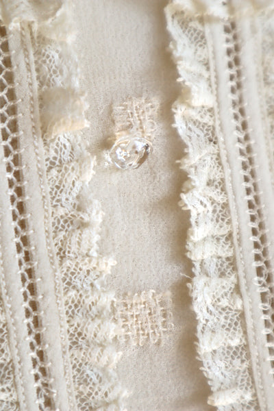 1940s Silk Crepe Dickey