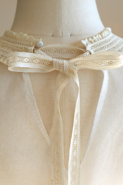 1940s Silk Crepe Dickey