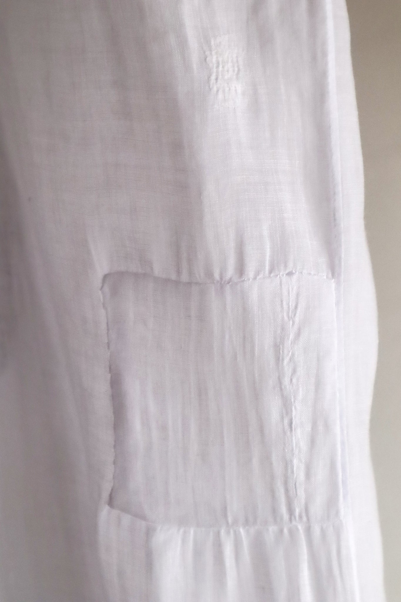 1900s French Handworked Batten Lace Church Surplice