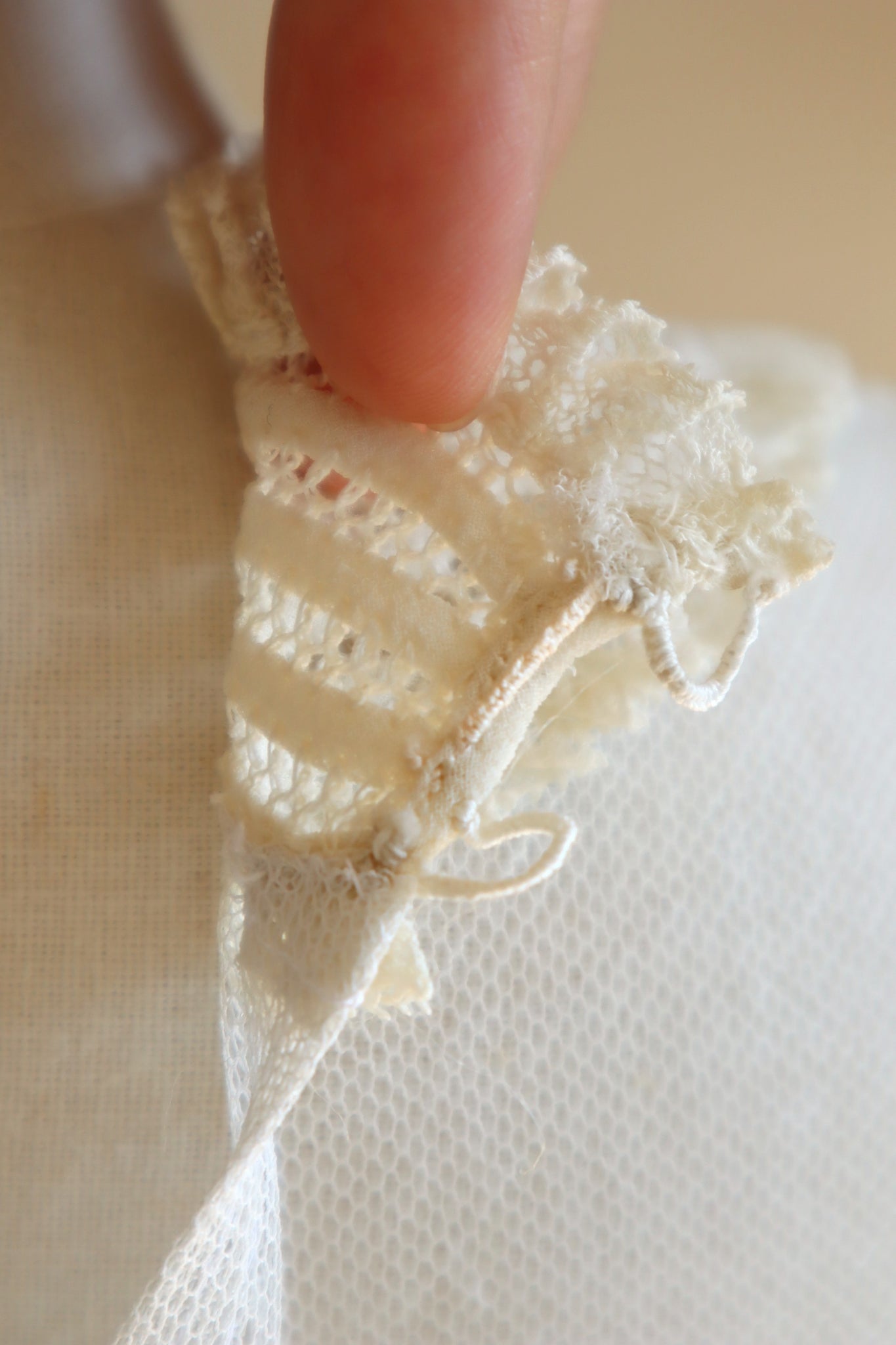 1940s Silk Crepe Dickey