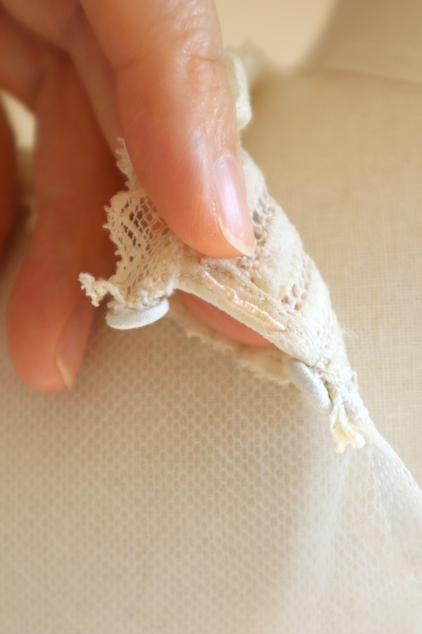 1940s Silk Crepe Dickey