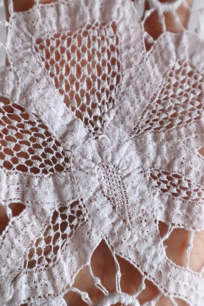 1900s French Handworked Batten Lace Church Surplice