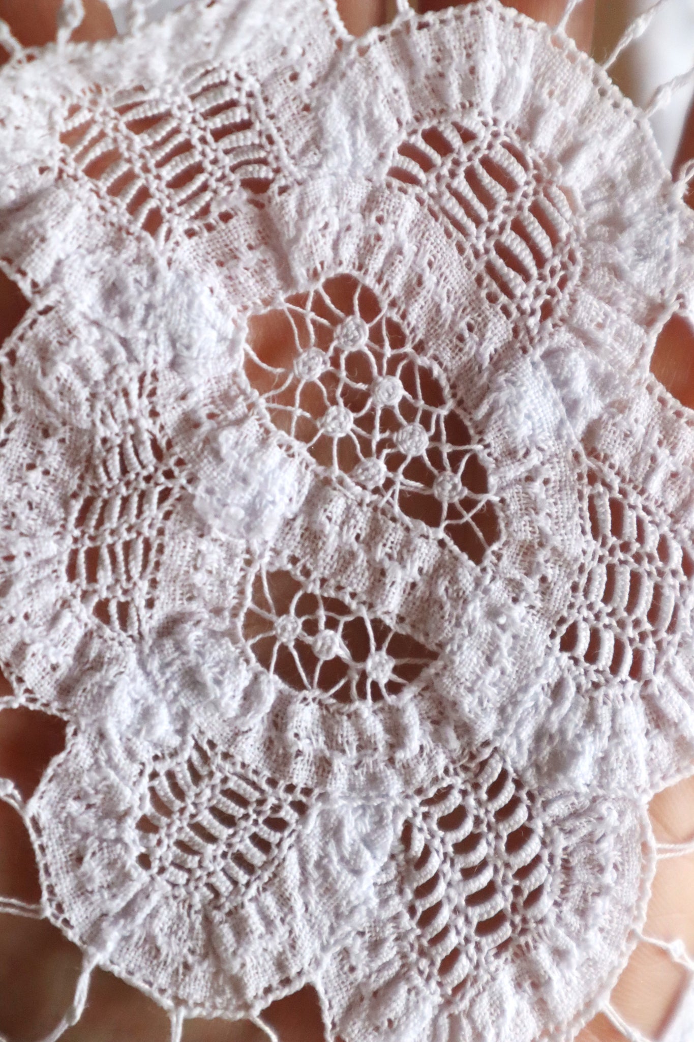 1900s French Handworked Batten Lace Church Surplice