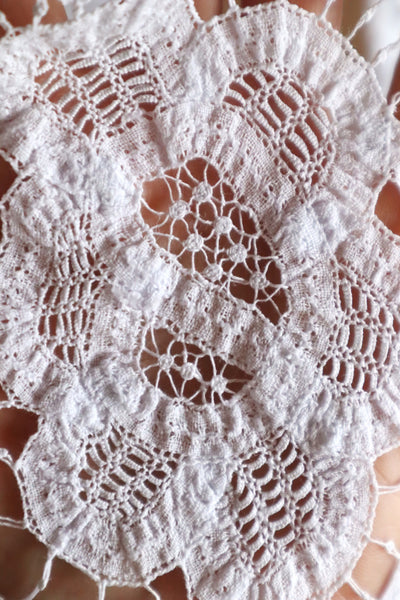 1900s French Handworked Batten Lace Church Surplice