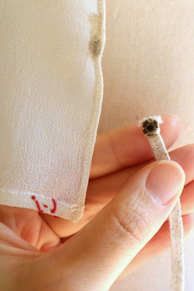 1940s Silk Crepe Dickey