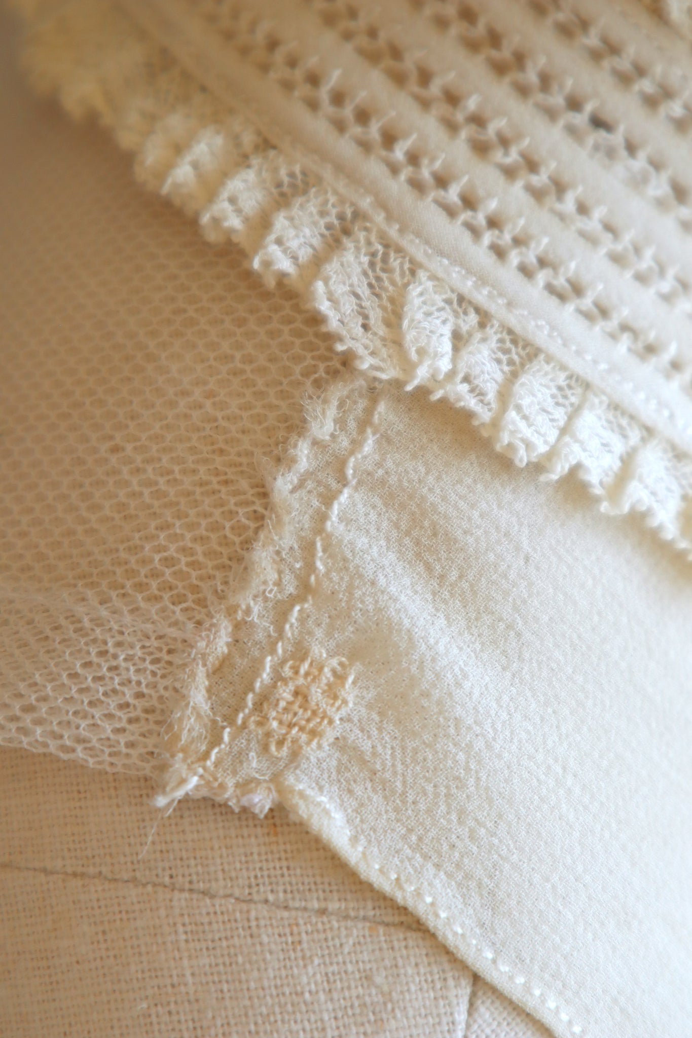 1940s Silk Crepe Dickey