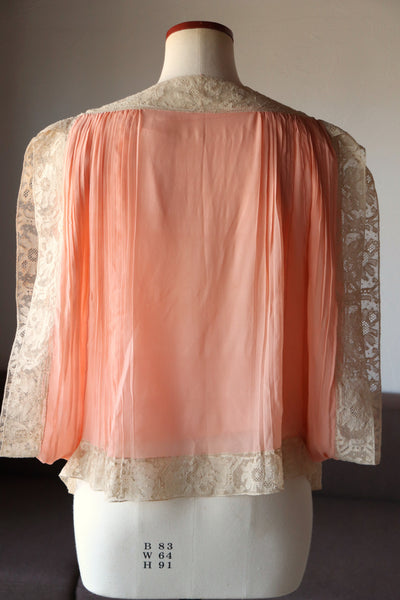 1920s Silk Bed Jacket