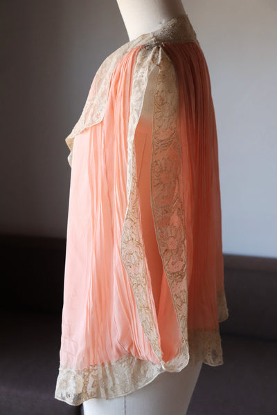 1920s Silk Bed Jacket