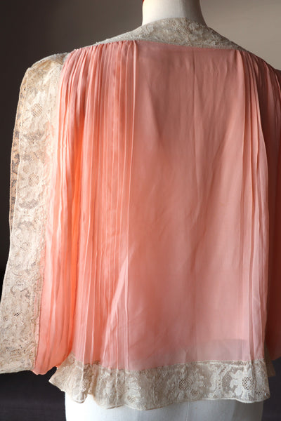 1920s Silk Bed Jacket