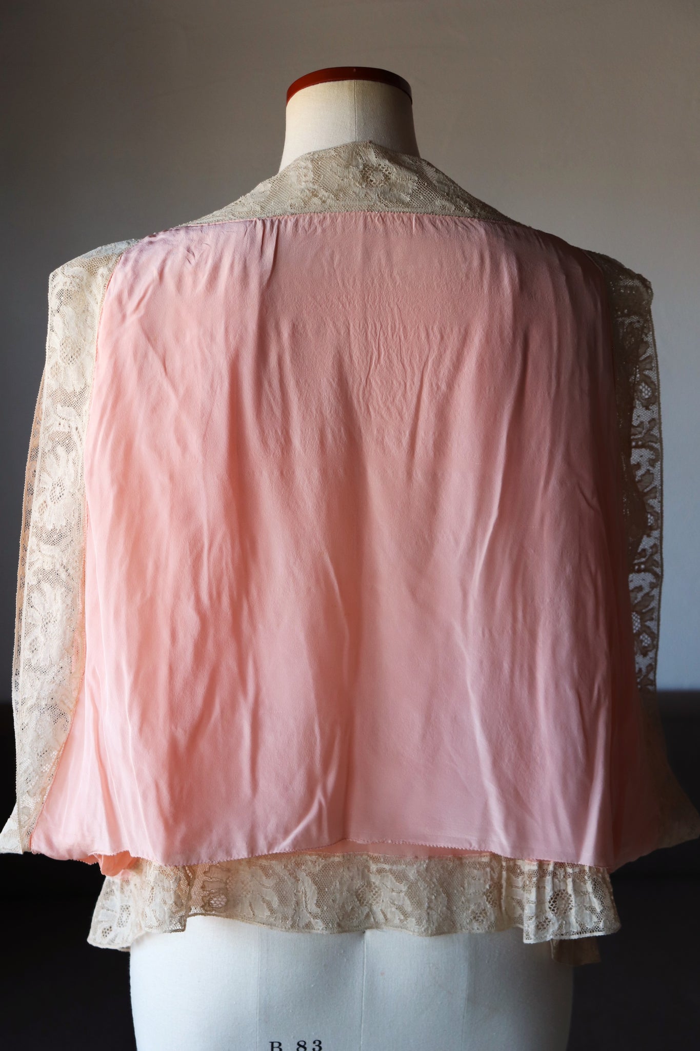 1920s Silk Bed Jacket