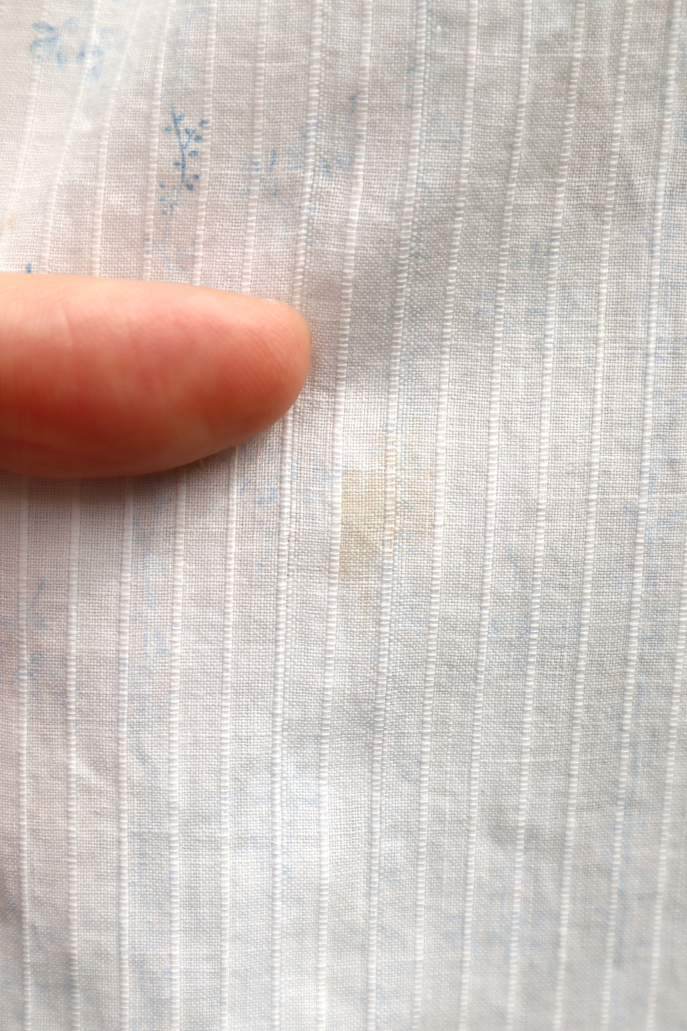 Romantic Blue Floral Skirt – Handcrafted