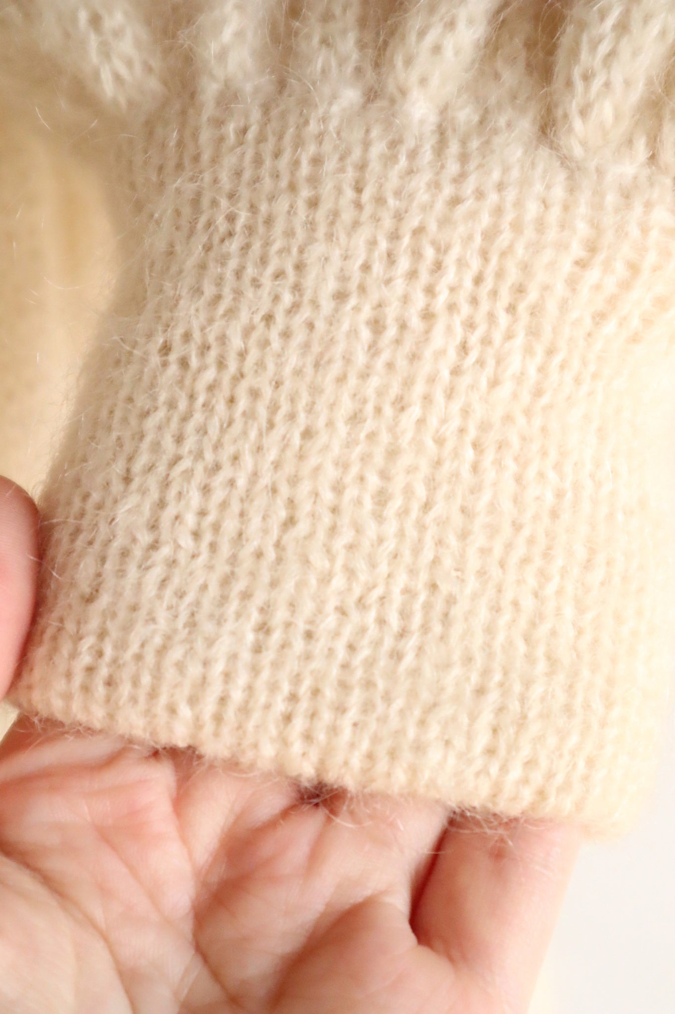 80s Mohair Knit Coat